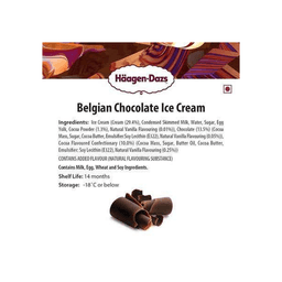 Haagen Dazs Ice Cream Belgian Chocolate thumbnail 4