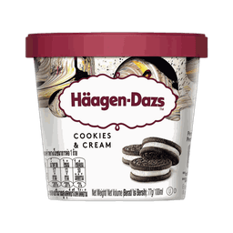 Haagen Dazs Cookies & Cream Ice Cream thumbnail 1