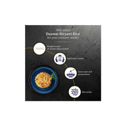 Daawat Biryani Basmati Rice Extra Long Grain thumbnail 5
