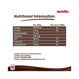 Nutella Chocolate Hazelnut Spread thumbnail 3