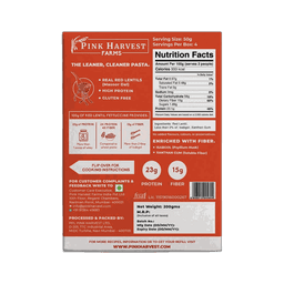 Pink Harvest Red lentil Fettuccine Pasta thumbnail 4