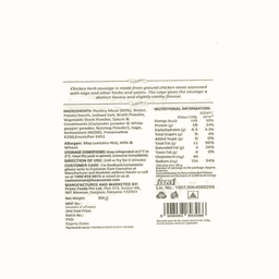 La Carne Chicken Herb Sausages 300 g thumbnail 3