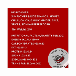 Ramanos Honey Chilli Oil thumbnail 3