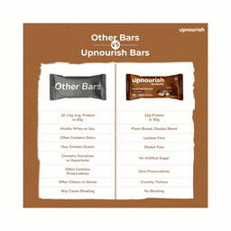 Pluckk Upnourish Cafe Mocha Flavour 15g Plant Protein Bar thumbnail 3