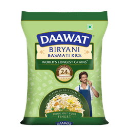 Daawat Biryani Basmati Rice Extra Long Grain thumbnail 1