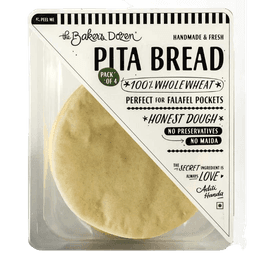 The Bakers Dozen Wholewheat Pita Bread  thumbnail 1