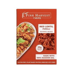 Pink Harvest Farms Red Lentil Fusilli Pasta thumbnail 1