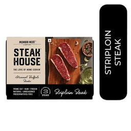 Mumbai Meat Company Steak House Artisanal Buffalo Striploin Steak thumbnail 1