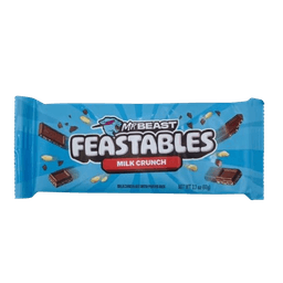 Mr Beast Feastables Crunch Milk Chocolate thumbnail 1