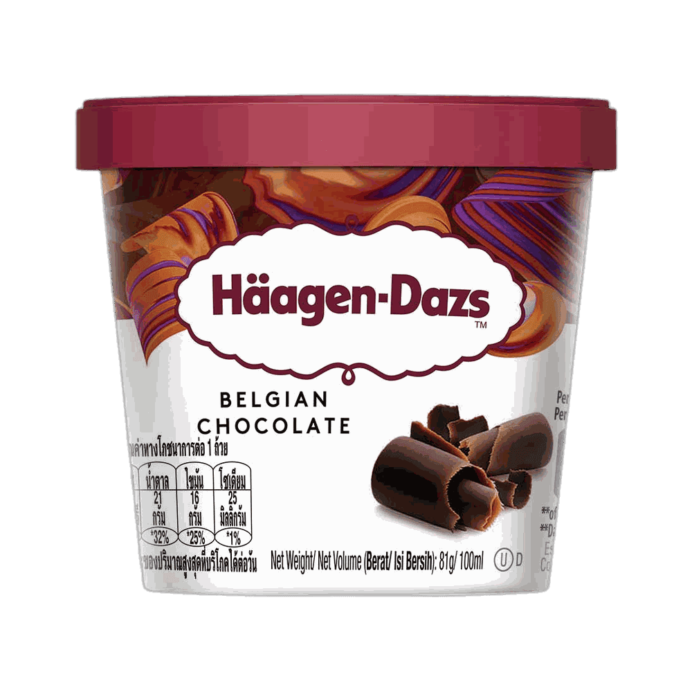 Haagen Dazs Ice Cream Belgian Chocolate 1