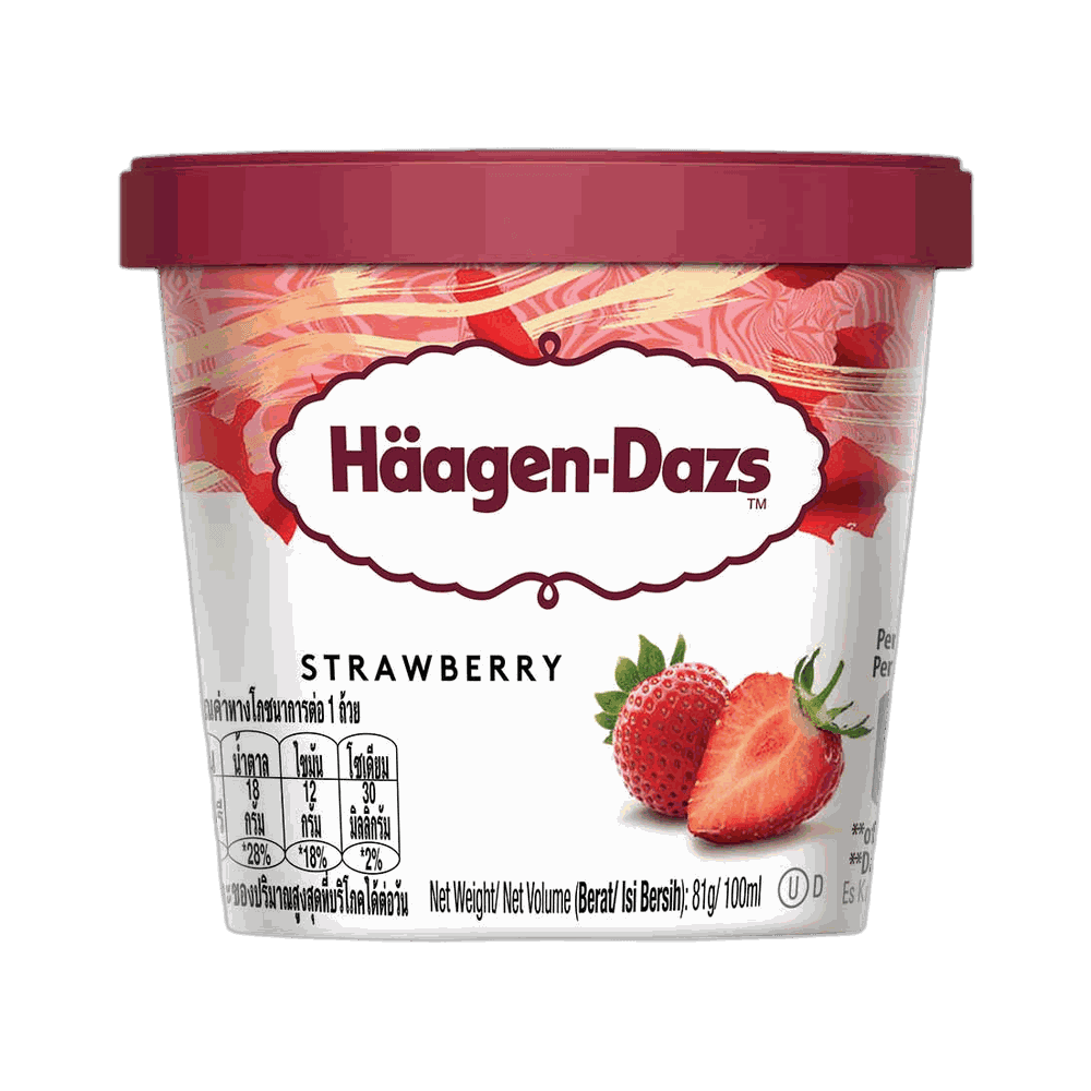 Haagen-Dazs Strawberry Ice Cream 1