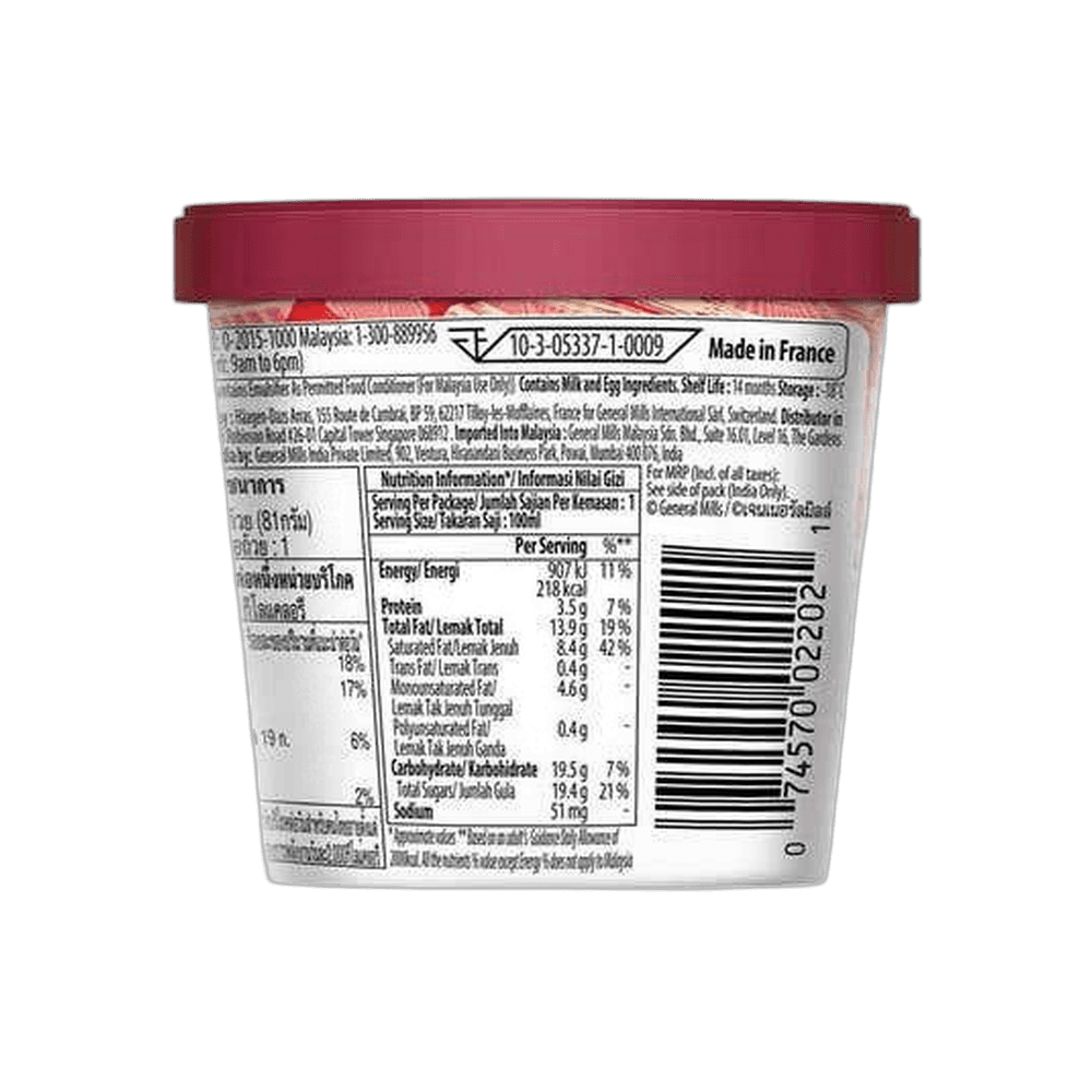 Haagen-Dazs Strawberry Ice Cream 3