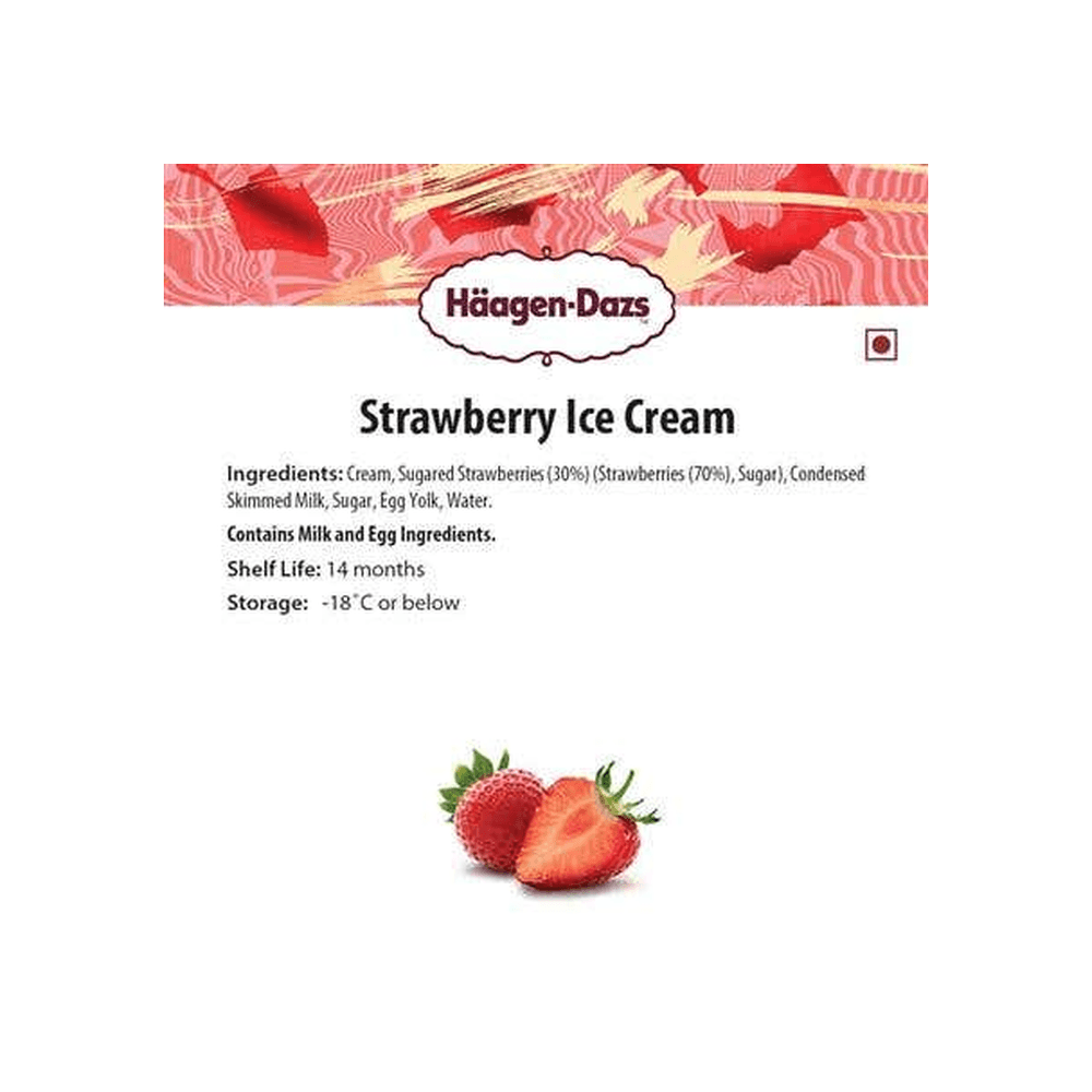 Haagen-Dazs Strawberry Ice Cream 4