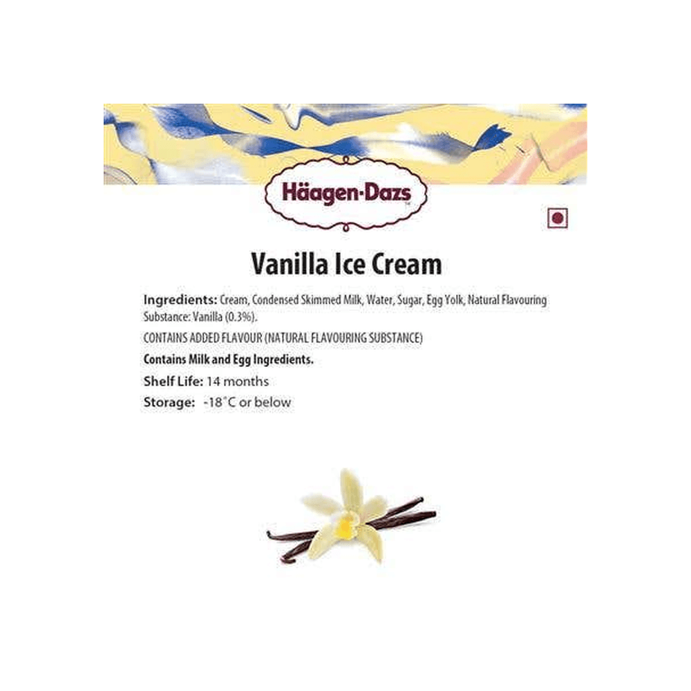 Haagen Dazs Vanilla Ice Cream 4