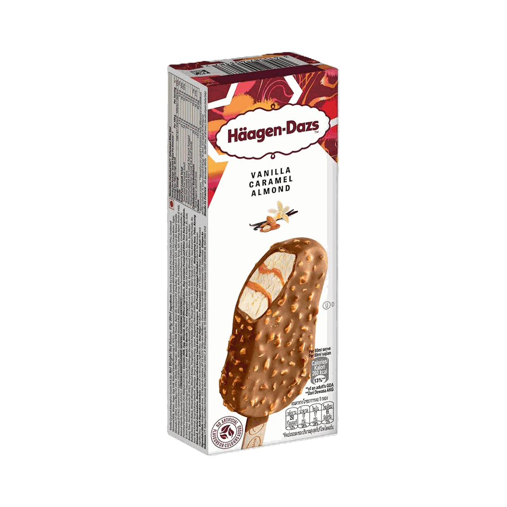 Haagen Dazs Vanilla Caramel Almond Stick 1
