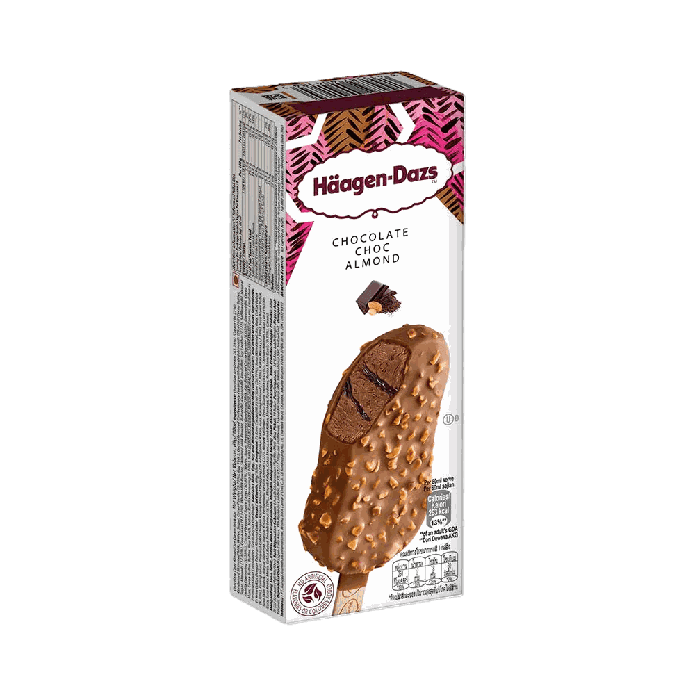 Haagen Dazs Chocolate Choco Almond Ice Cream Bar 1