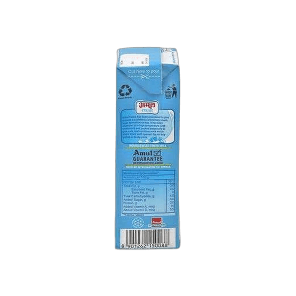 Amul Taaza Homogenised Toned Milk Tetra Pack 2