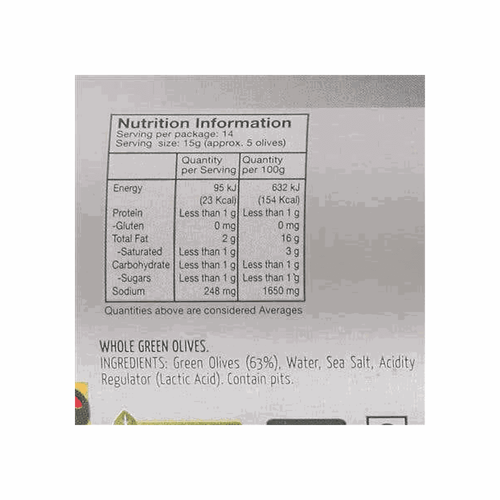 Fragata Plain Greeen Olives 2