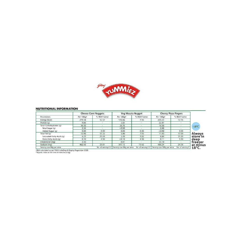 Godrej Yummiez Veg Party Pack 5