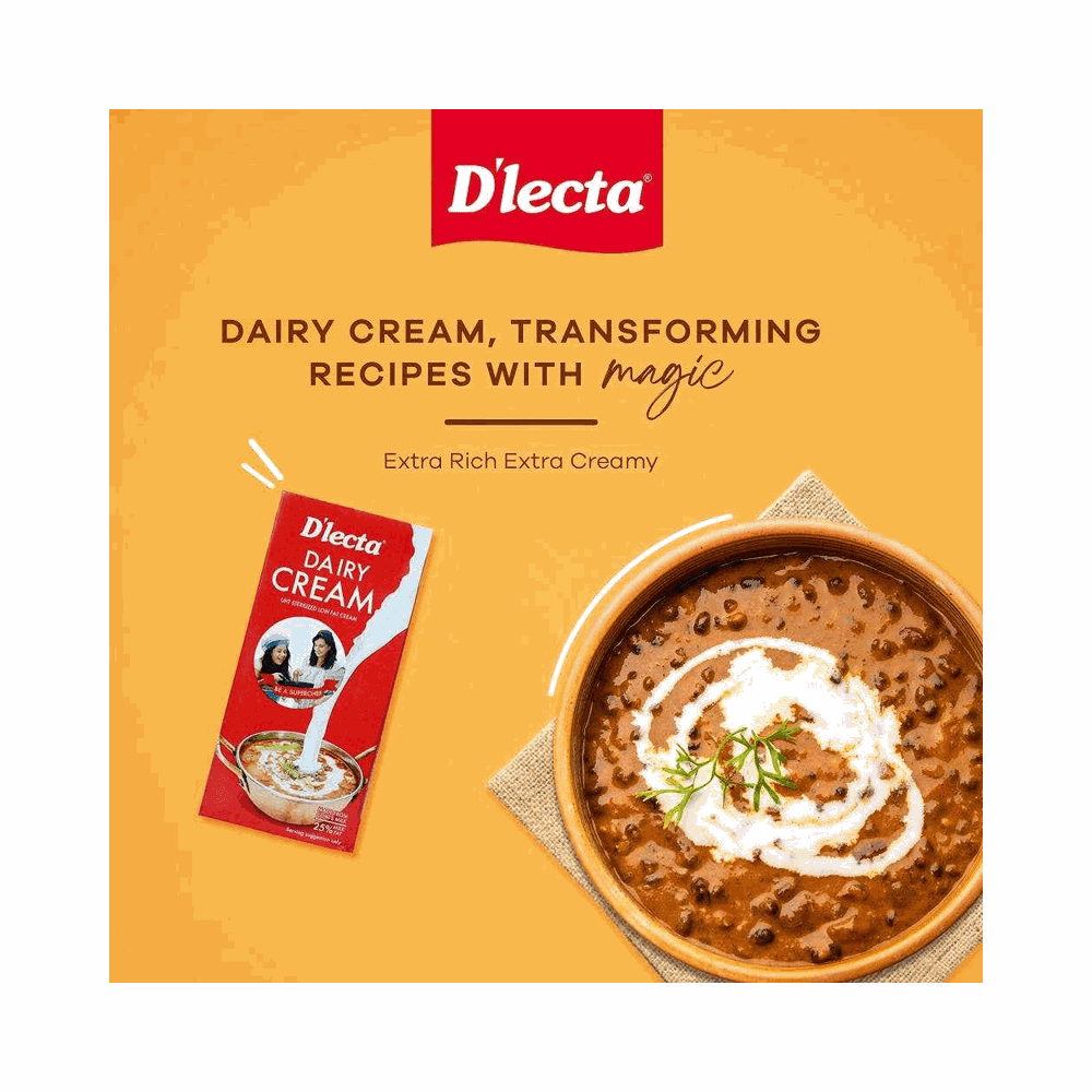 D'lecta Cream Tetra Pack 8