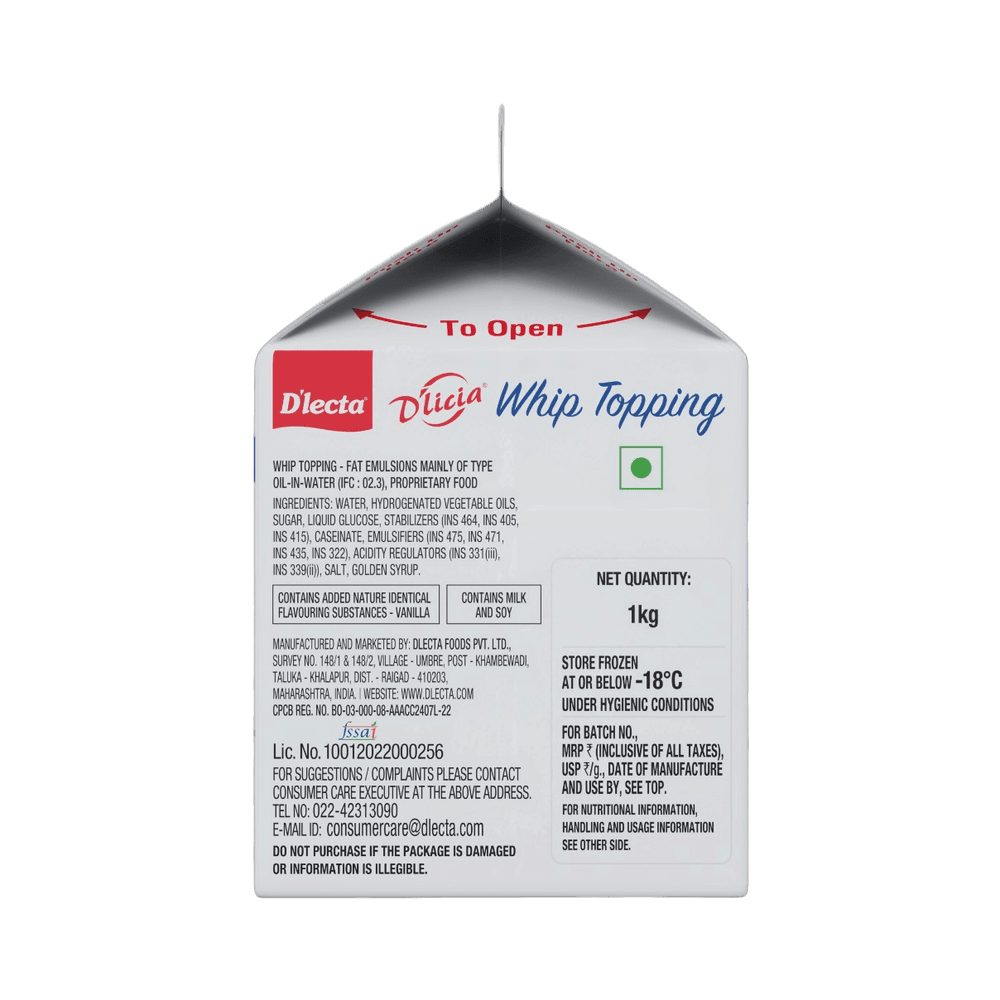 D'lecta Whipping Cream Cream Tetra 5