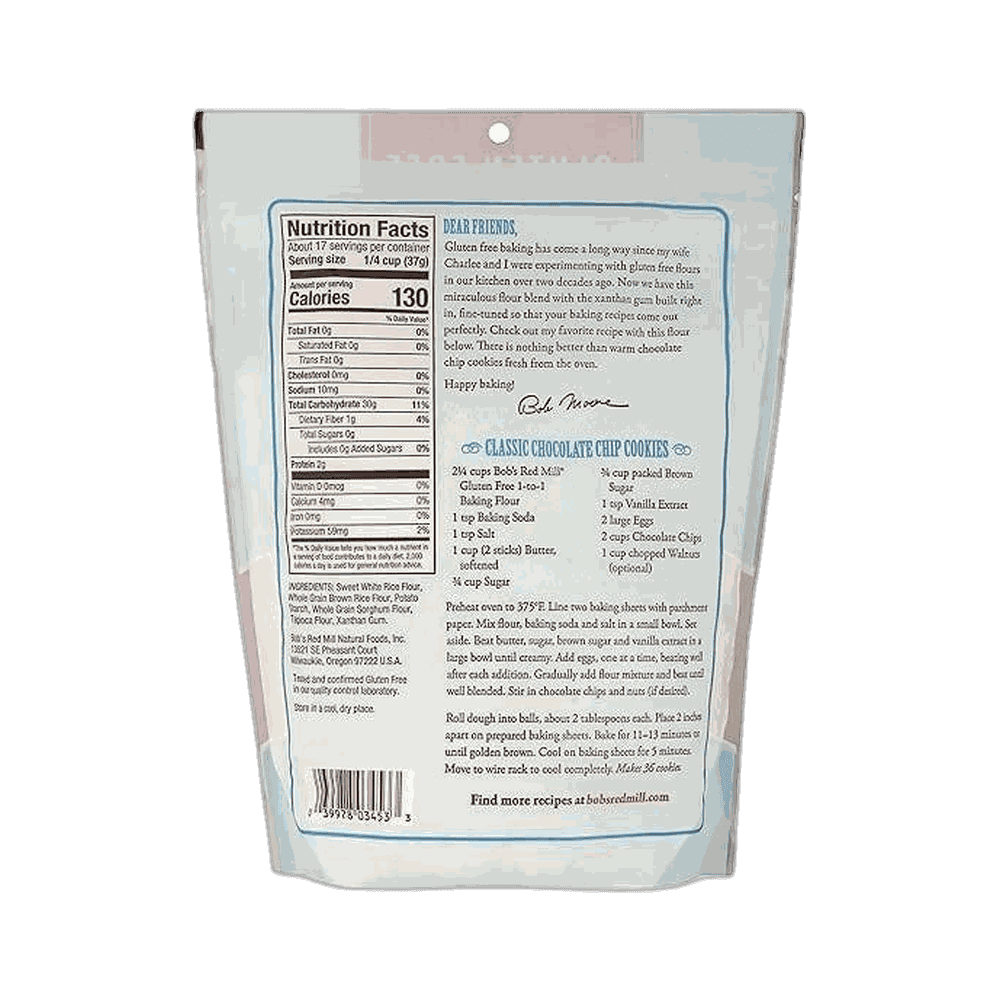 Bobs Red Mill 1 To 1 Gluten Free Baking Flour 3