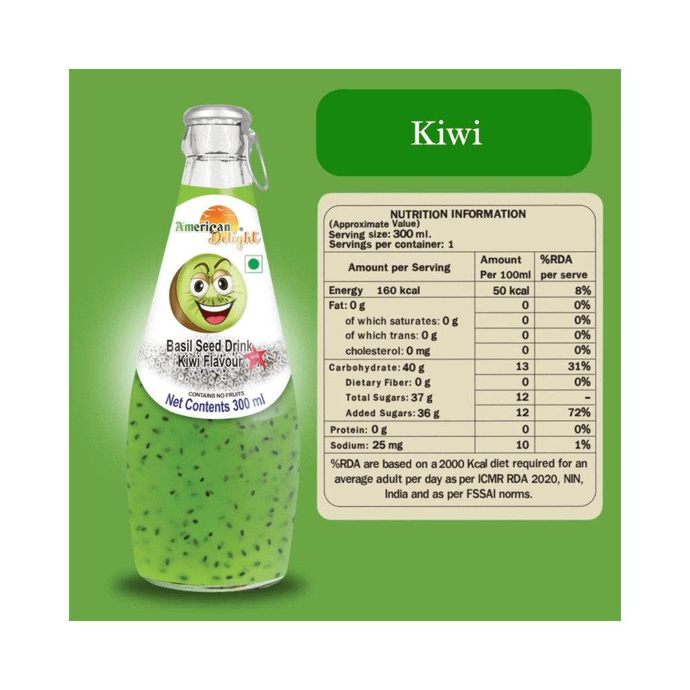American Delight Kiwi Basil Drink 3