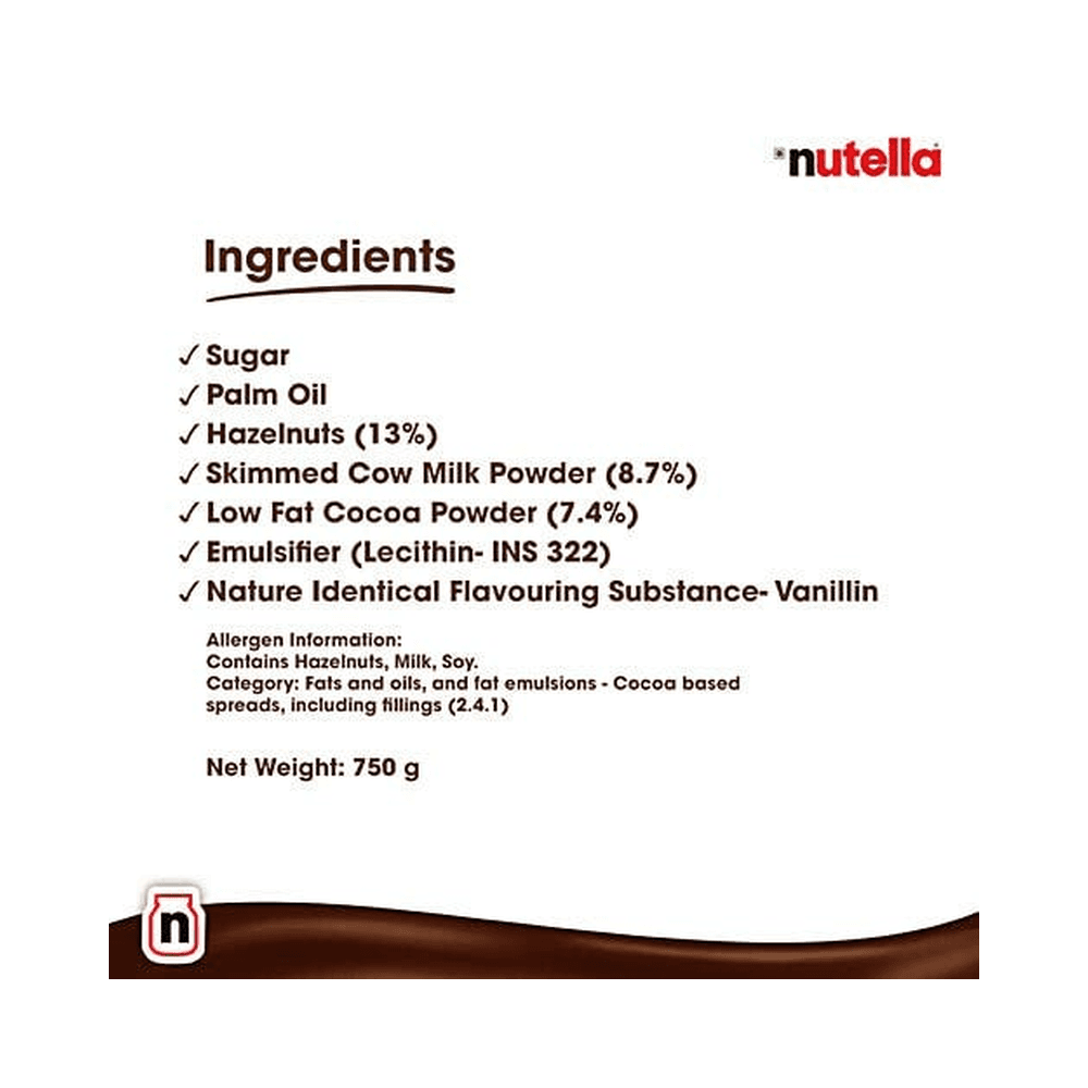 Nutella Chocolate Hazelnut Spread 2