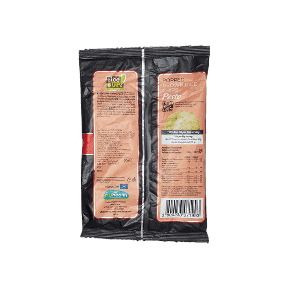 Riceup Pesto Brown Rice Chips 2