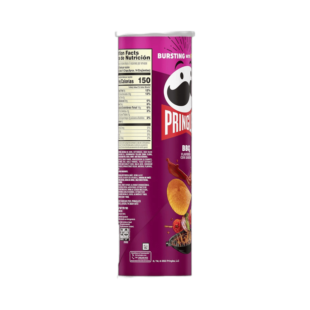 Pringles Barbeque Flavored Potato Chips 2