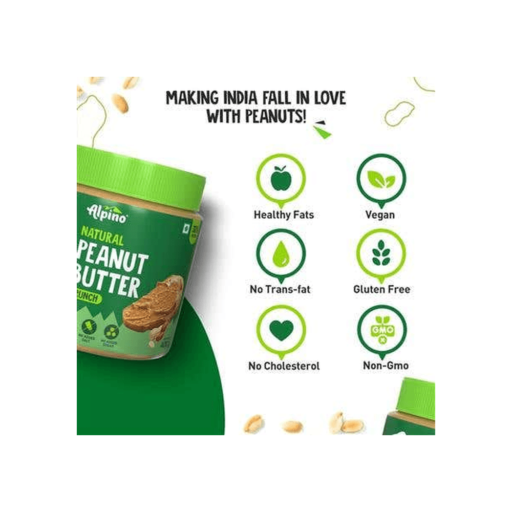 Alpino Natural Crunch Peanut Butter 4