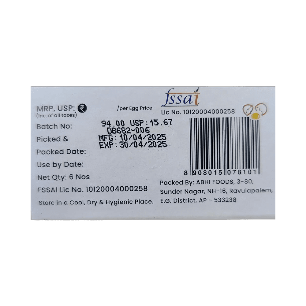 Abhi Vitamin D3 Eggs (Premium) 6