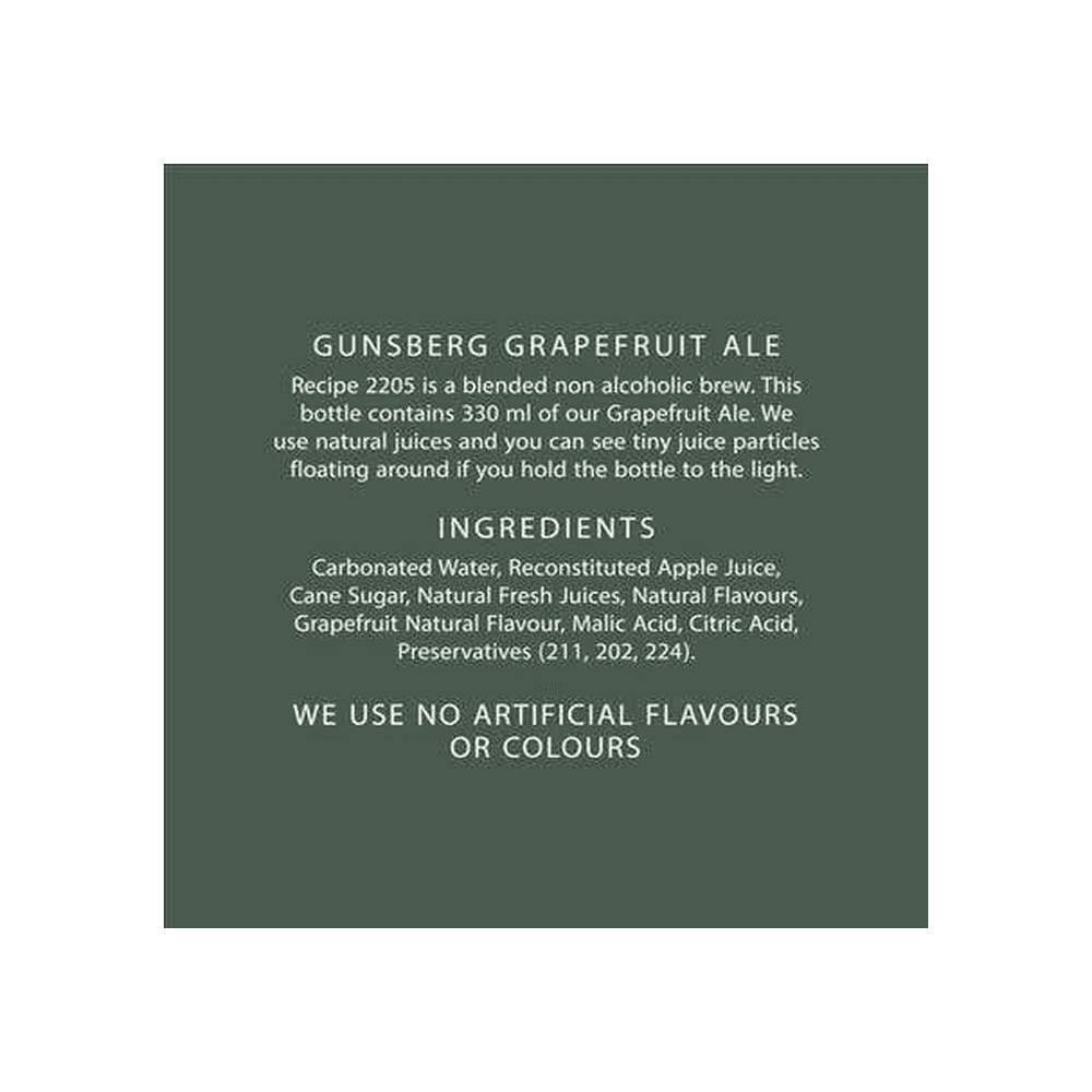 Gunsberg Grapefruit Ale 2