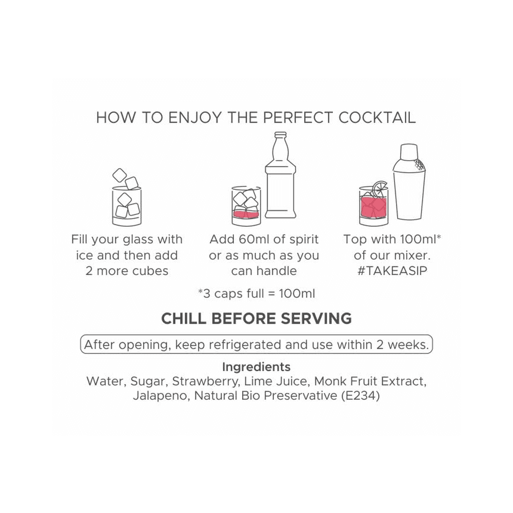 Bartisans All Time Fav Strawberry And Jalapeno Cocktail Mixer 3