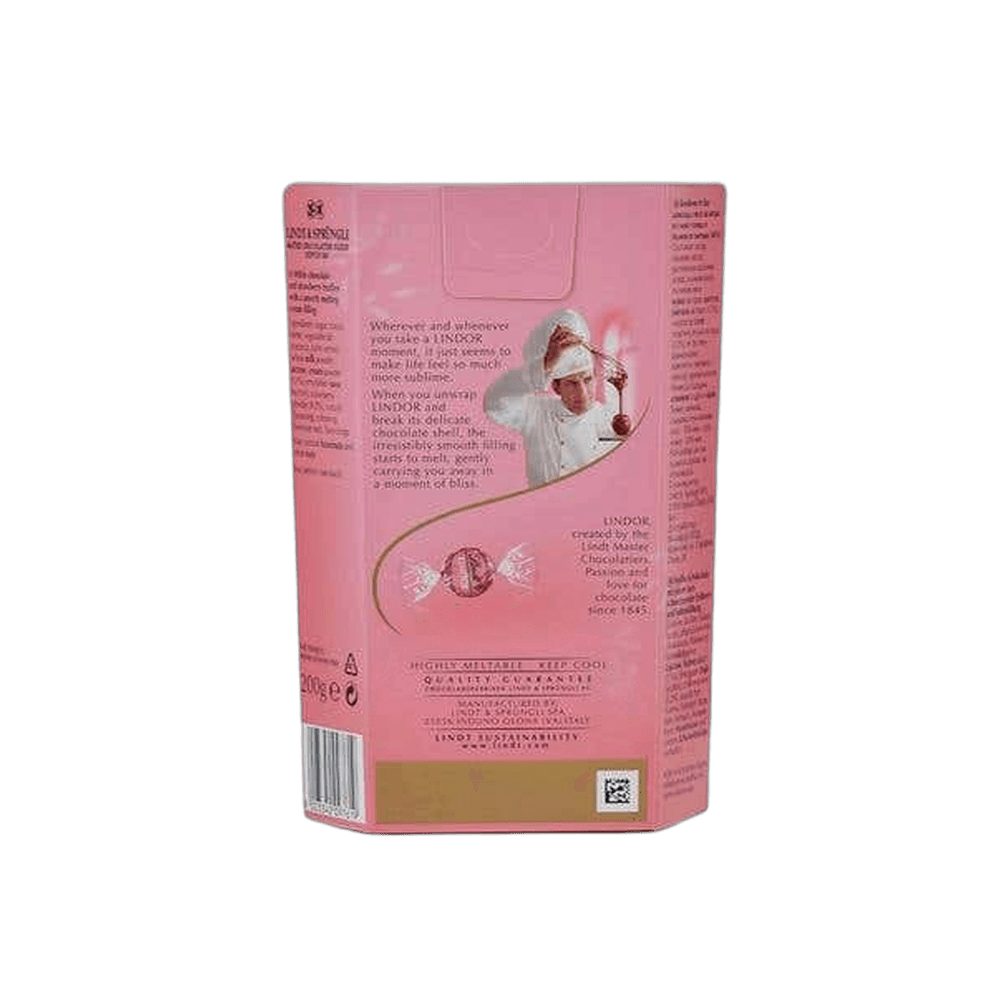 Lindt Lindor Strawberries Cream Cornet Chocolate Truffles 2