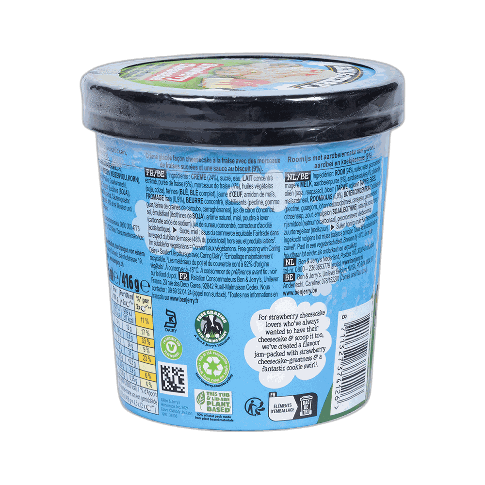 Ben & Jerry's Strawberry Cheesecake Ice Cream 2