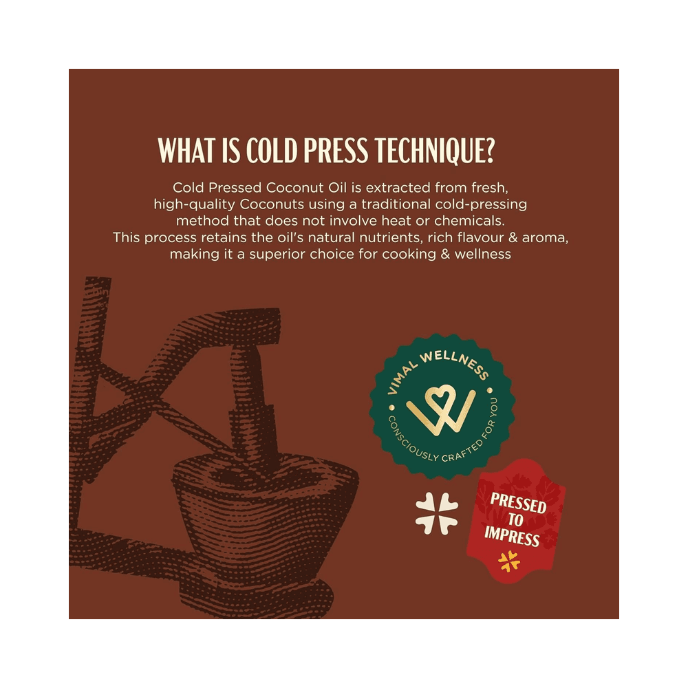 Vimal Wellness Cold Pressed Virgin Coconut Oil 3