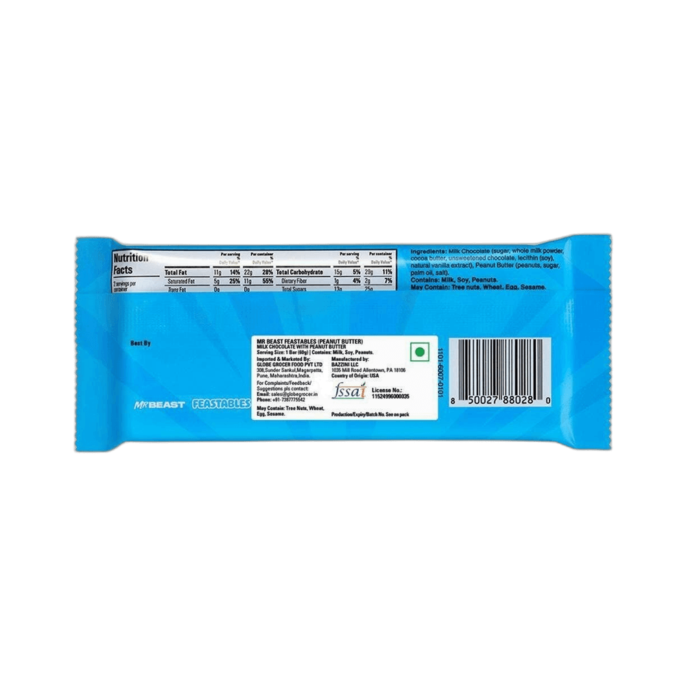 MrBeast Feastables Peanut Butter Chocolate 2