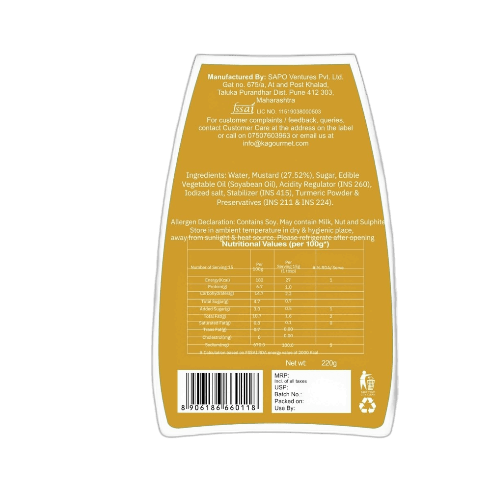 KA Gourmet Whole Grain Mustard Sauce 2