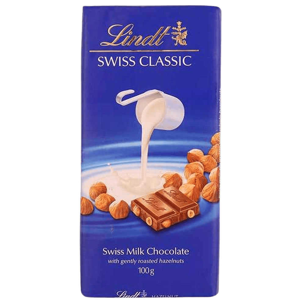 Lindt Swiss Classic Milk Hazelnut Chocolate 1