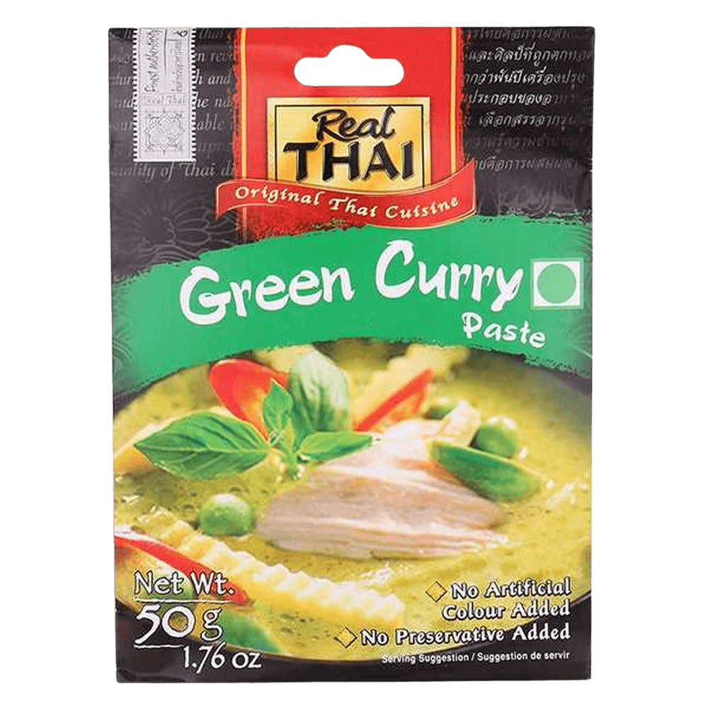 Real Thai Green Curry Paste Pouch 1