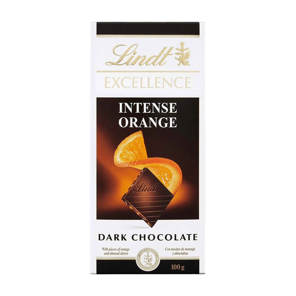 Lindt Excellence Orange Intense Dark Chocolate 1