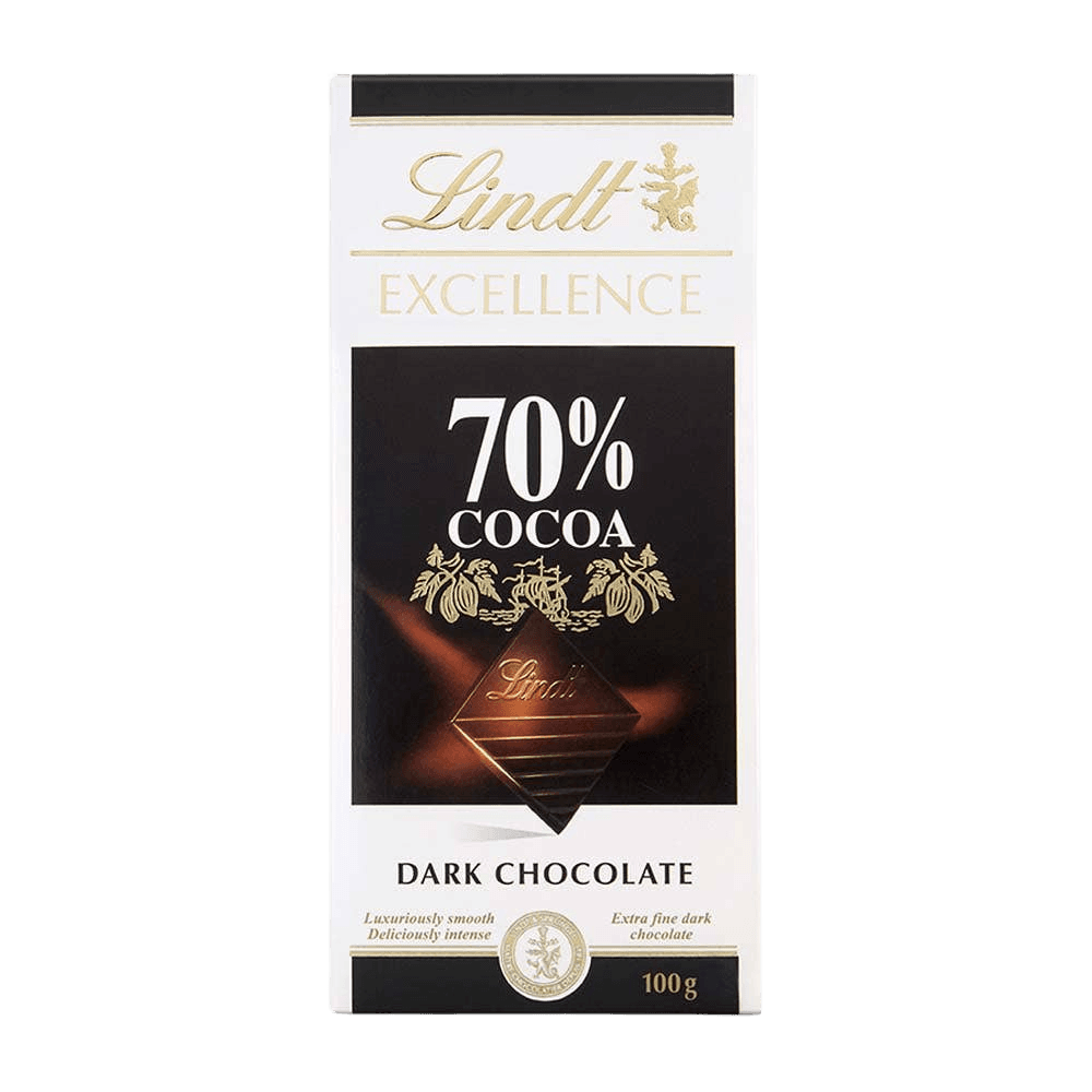 Lindt Excellence 70% Cocoa Dark Chocolate 1