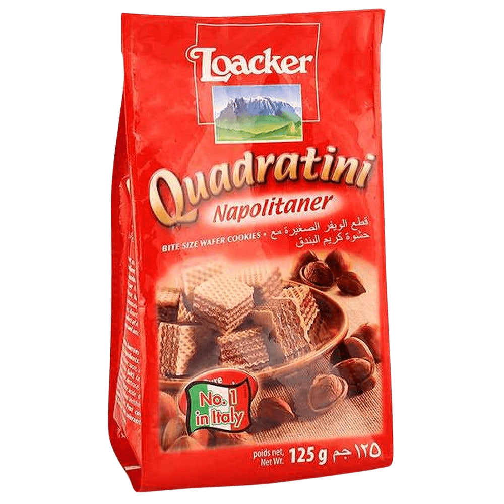 Loacker Quadratini Napolitaner Wafer Cubes 1