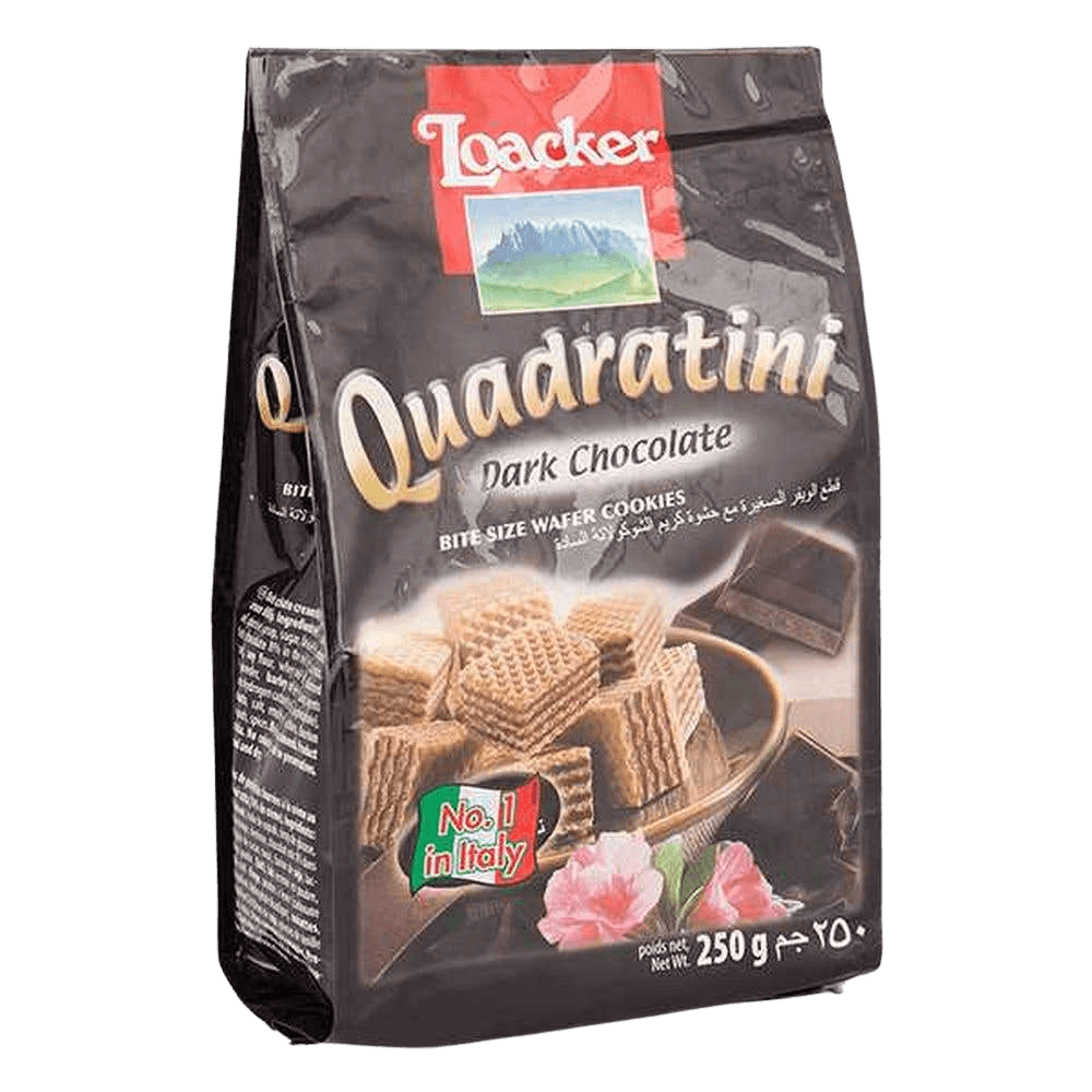 Loacker Dark Chocolate Wafer Biscuit 1
