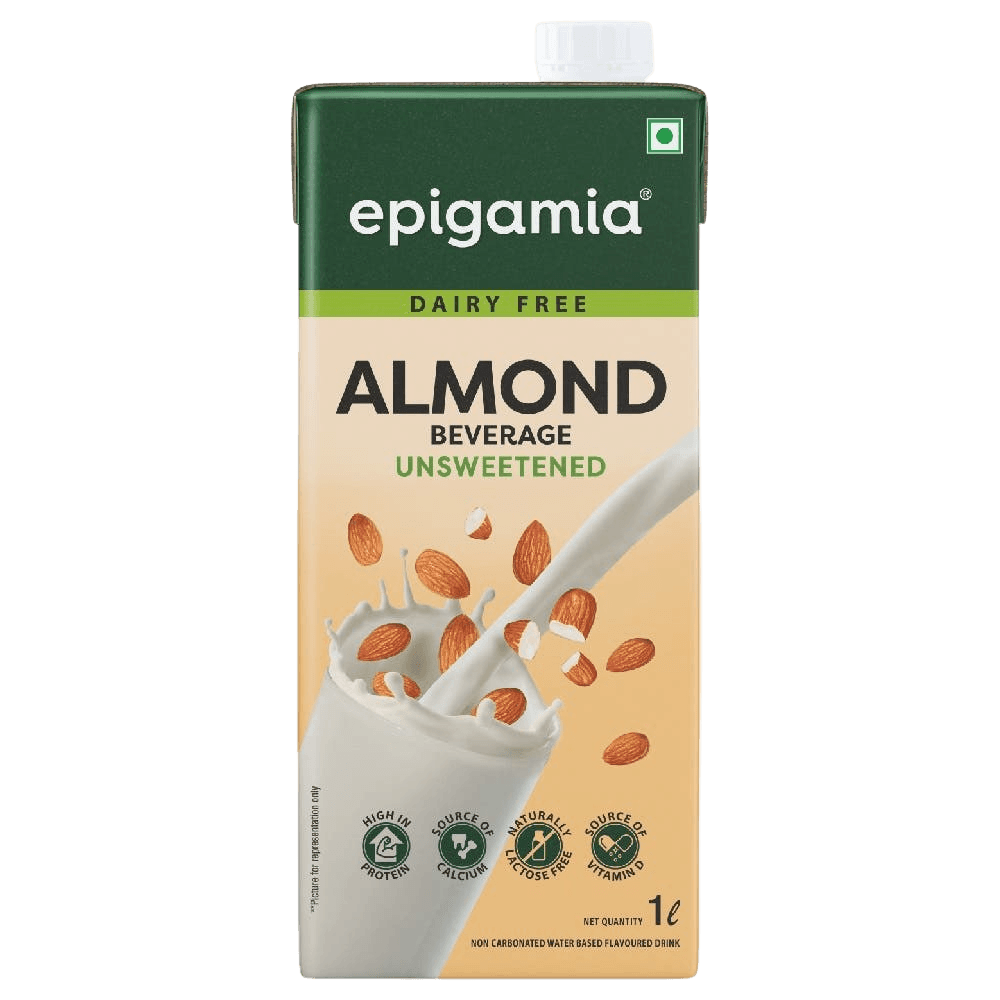 Epigamia Almond Drink Unsweetened Tetra  1