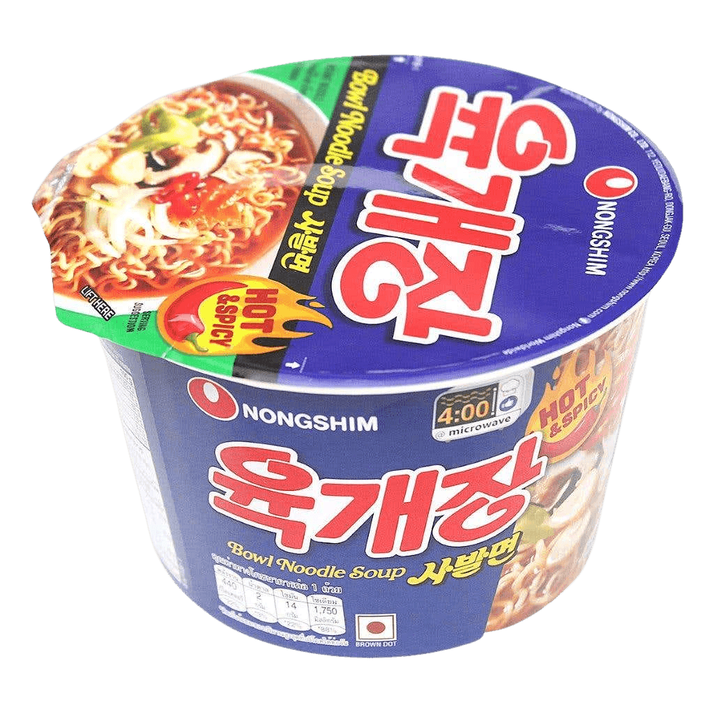 Nongshim Hot & Spicy Noodle Bowl 1