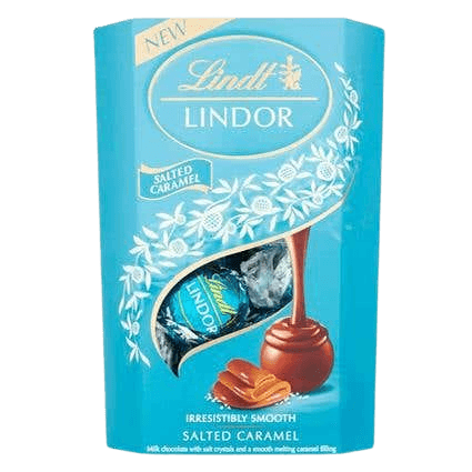 Lindt Lindor Salted Caramel Chocolate Truffles 1