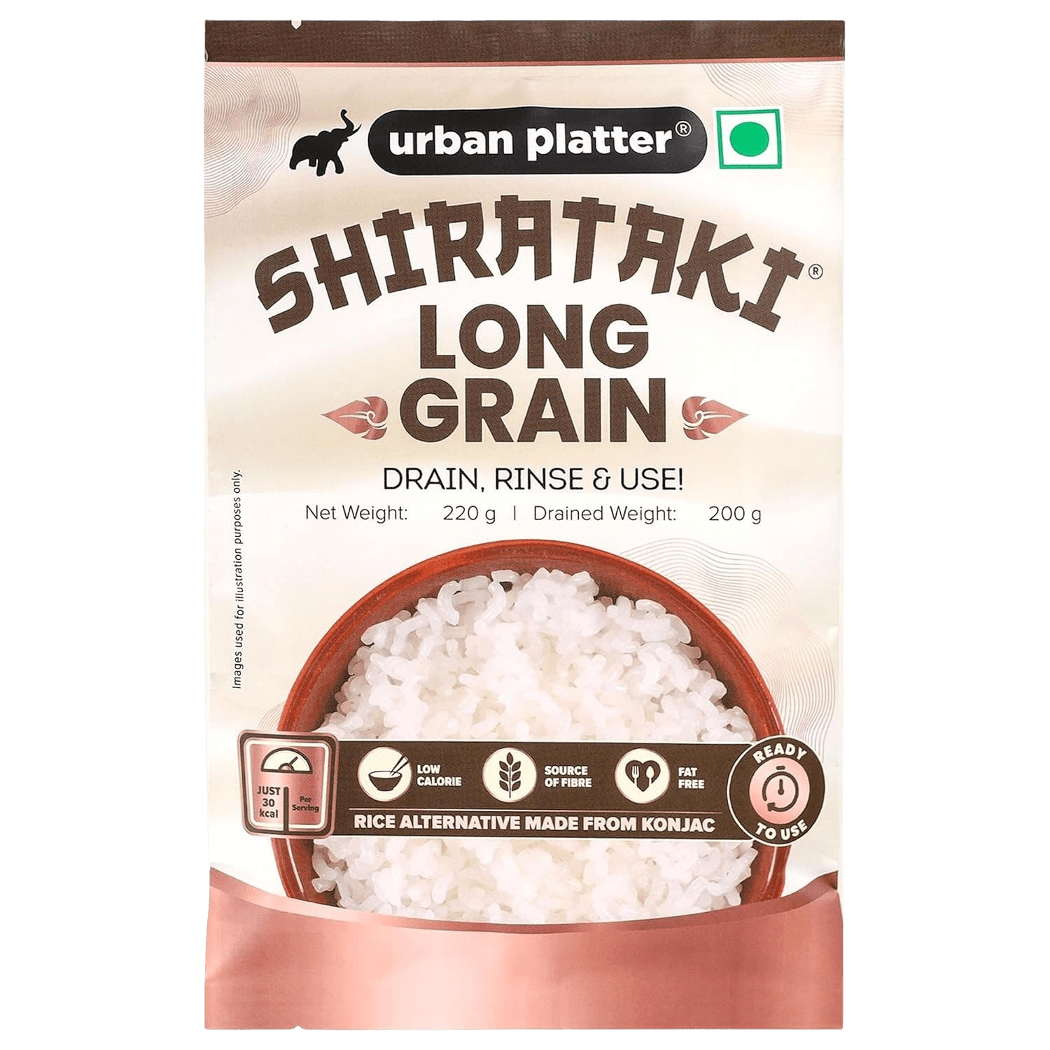 Urban Platter Shirataki Long Grain Rice 1