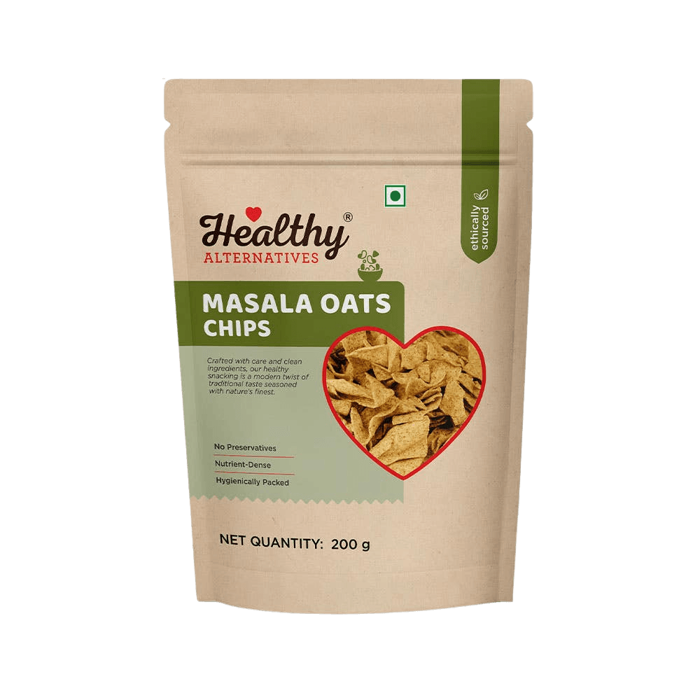 Healthy Alternatives Masala Oats Chips 1